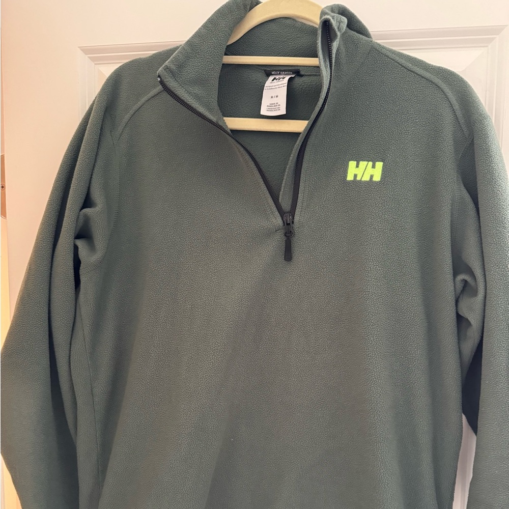 Men’s Helly Hansen Fleece Pullover Size M 💚